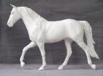 model horse resin unpainted white pine equine