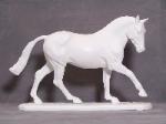 resin model horse unpainted moore hall white pine equine
